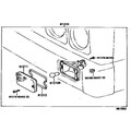  Toyota DYNA BU30 BU60 Genuine Fog Lamp Assembly LH 81220-39095 Suitable for Toyota Dyna BU30 BU60 